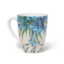 New Van Gogh Irises Covered Mug with Tea Infuser Tableware