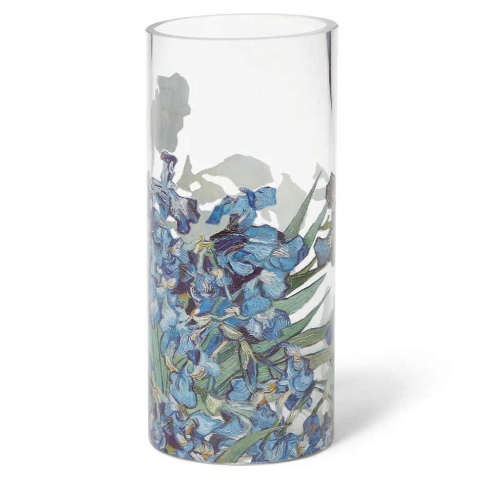 Sale Van Gogh Irises Glass Vase Tableware|Decorative Accents