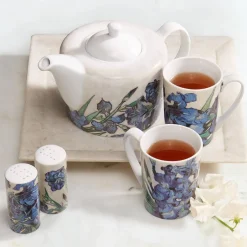 Clearance Van Gogh Irises Teapot Tableware