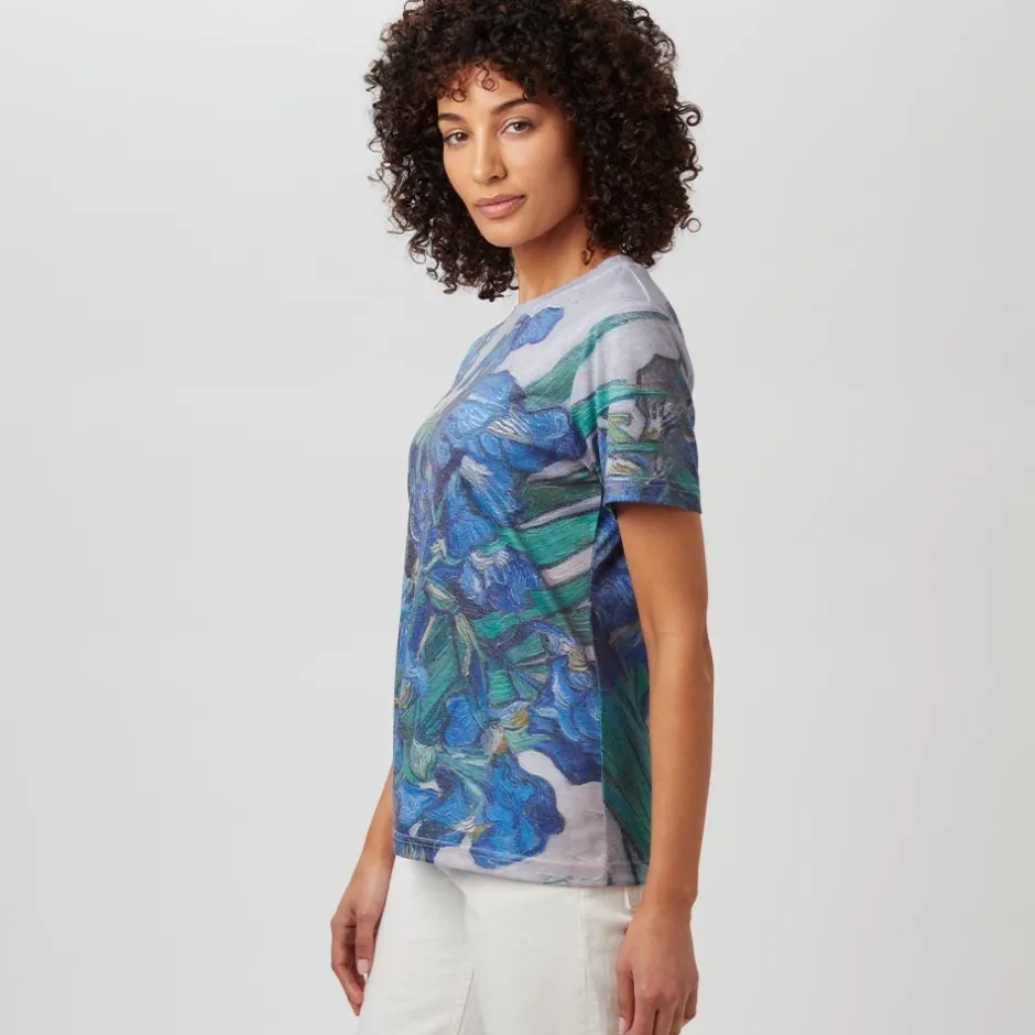 Outlet Van Gogh Irises Women's Tee Clothing