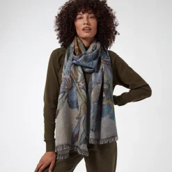 Clearance Van Gogh Irises Wool-Blend Shawl Scarves & Wraps