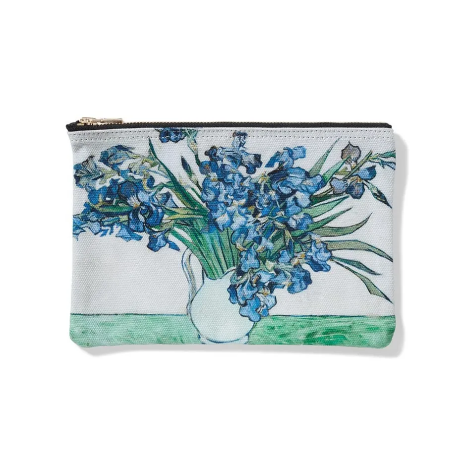 Van Gogh Irises Zip Pouch Bags