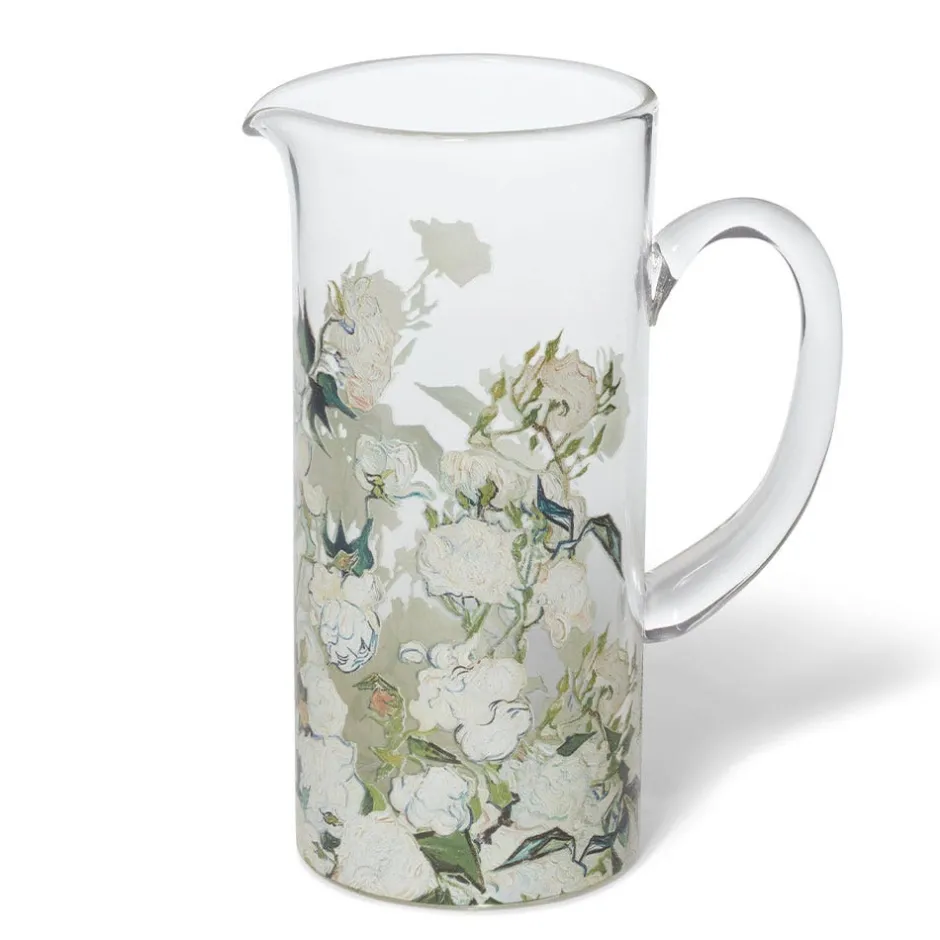 Online Van Gogh Roses Glass Pitcher Tableware