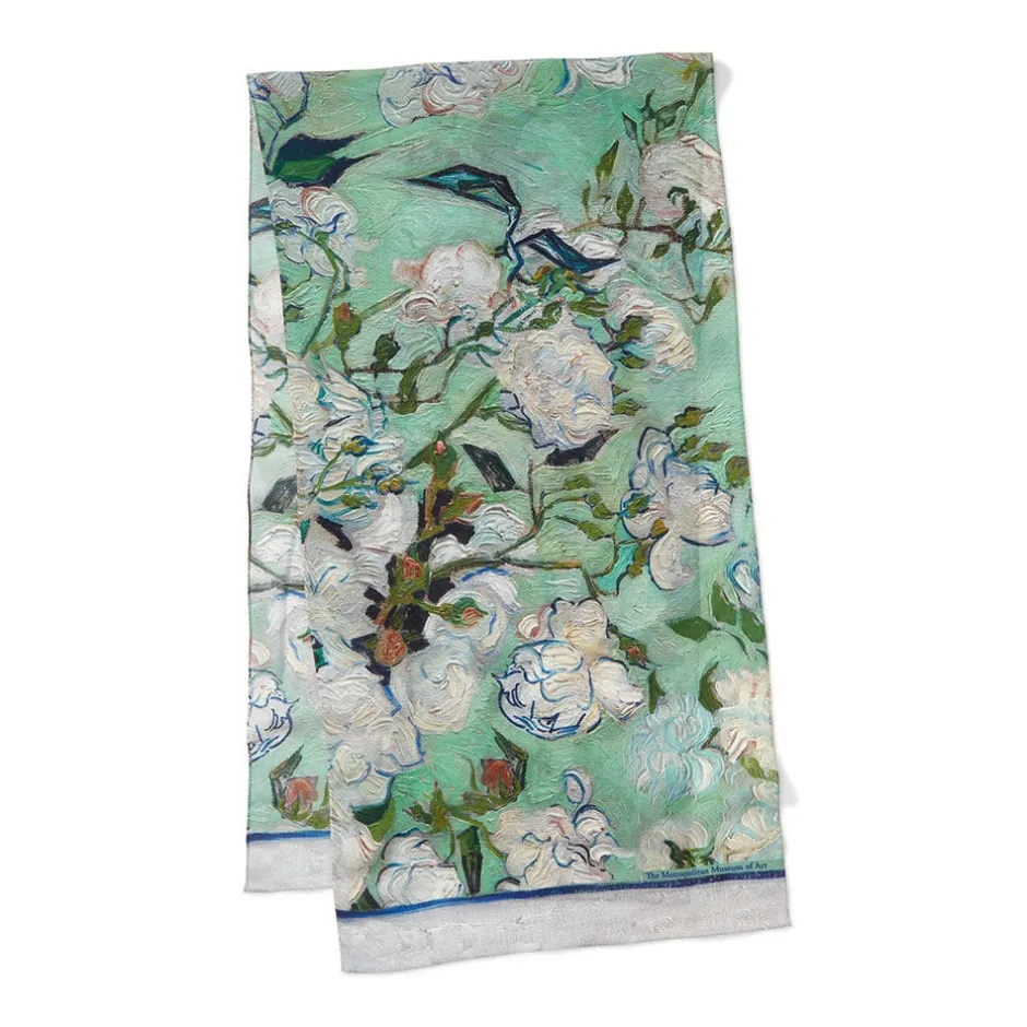 Online Van Gogh Roses Oblong Silk Scarf Scarves & Wraps