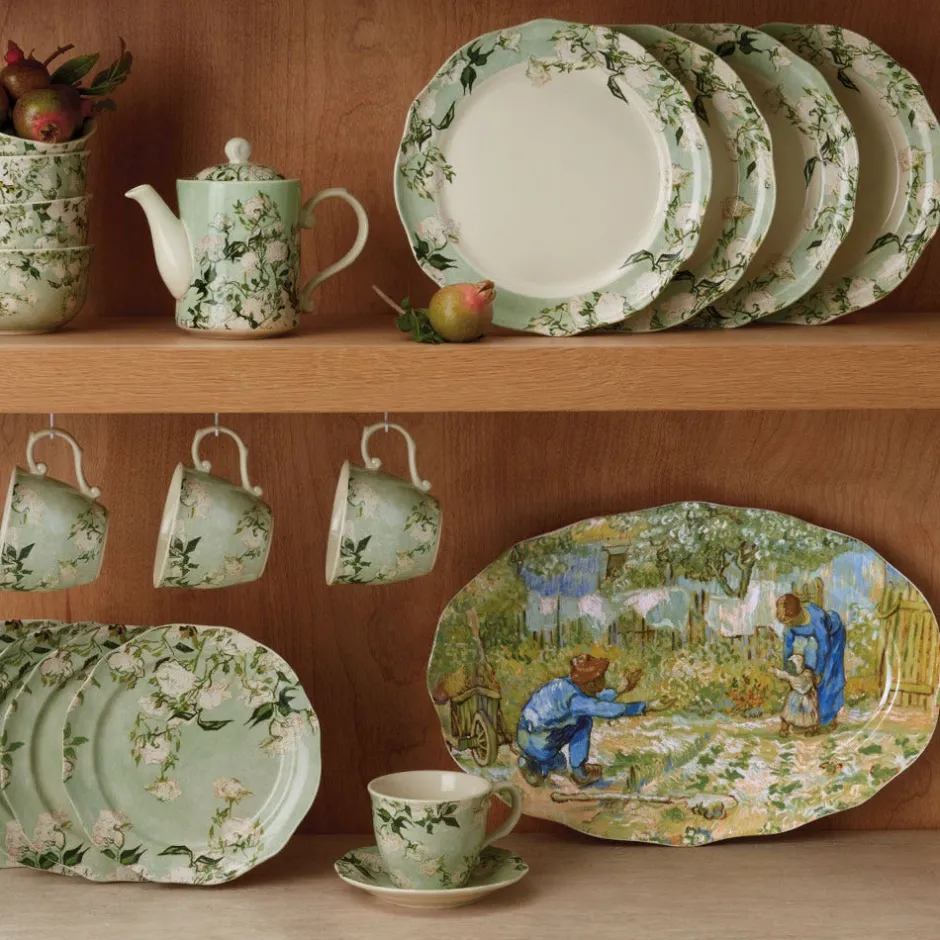 Discount Van Gogh Roses Salad Plate Tableware