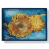 Clearance Van Gogh Sunflowers Lacquer Tray Tableware|Decorative Accents