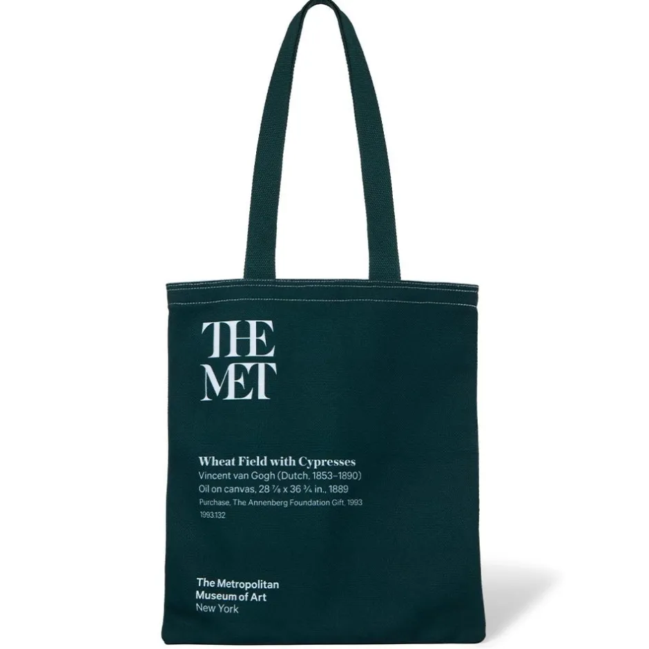 Outlet Van Gogh Wheat Field with Cypresses Tote Bags