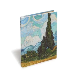 Clearance Van Gogh Wheat Field with Cypresses Small Pocket Calendar 2025 Calendars