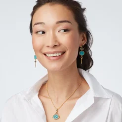 Clearance Wedjat Eye Scarab Spinning Pendant Necklace Necklaces