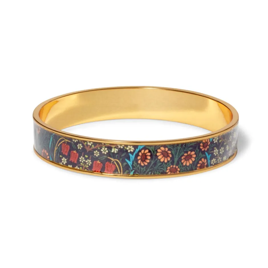 Best William Morris Blackthorn Enamel Bangle Bracelets