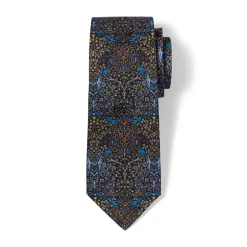Best William Morris Blackthorn Silk Necktie Small Accessories