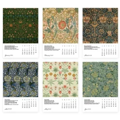 William Morris Plexiglass Calendar Refill 2025 Calendars