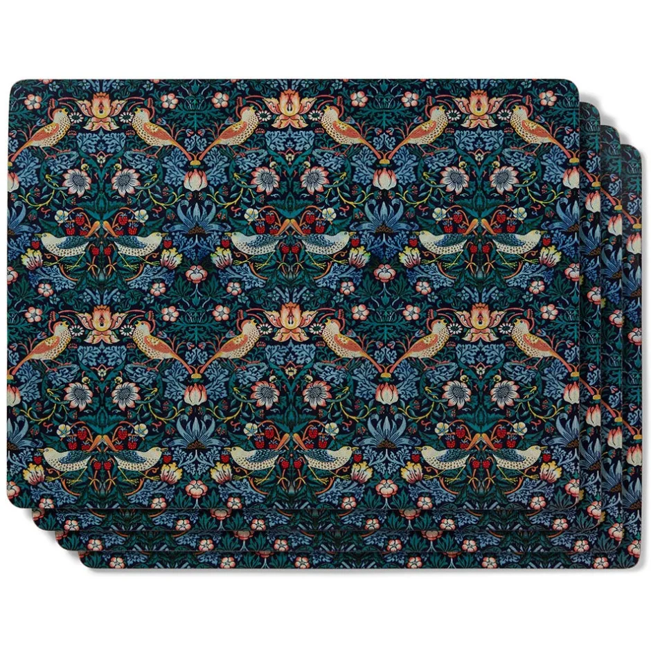 Best William Morris Strawberry Thief Placemats Tableware