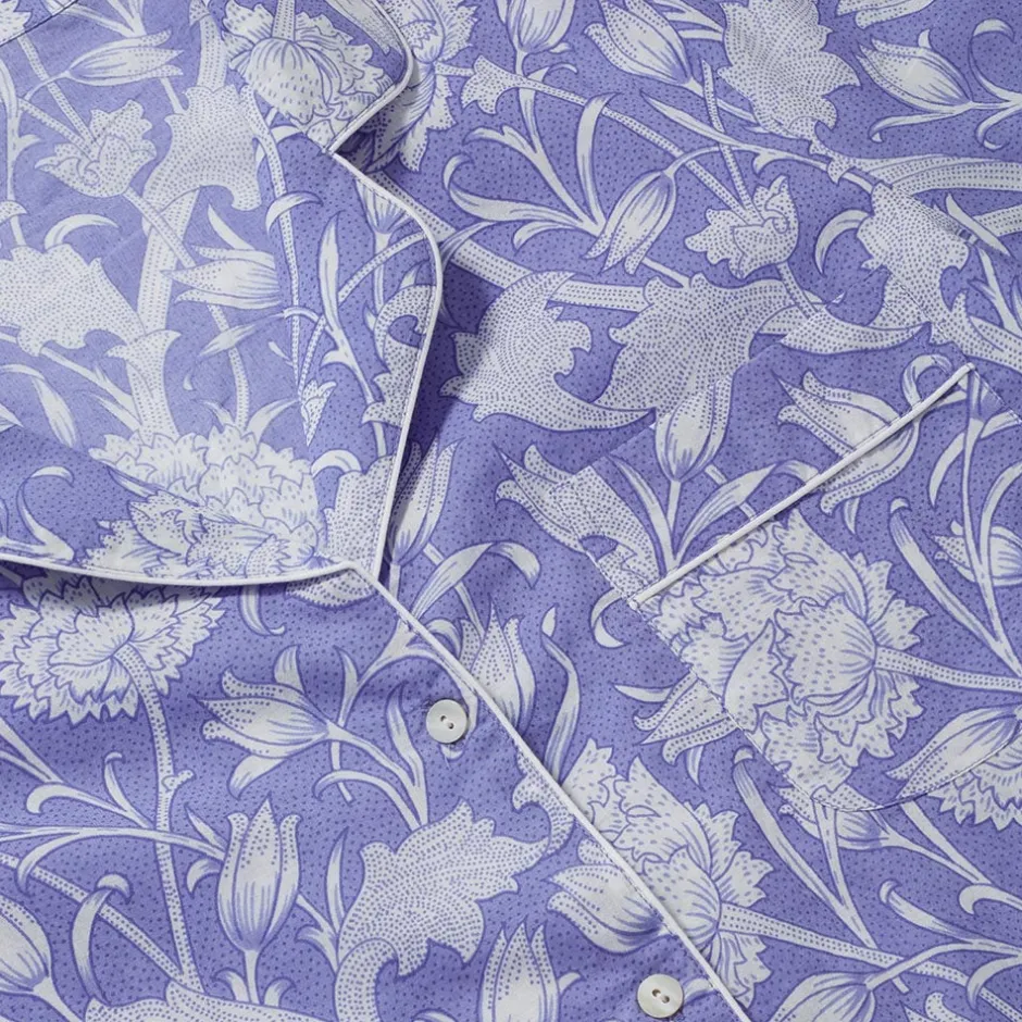 William Morris Wild Tulip Women's Cotton Pajamas Clothing