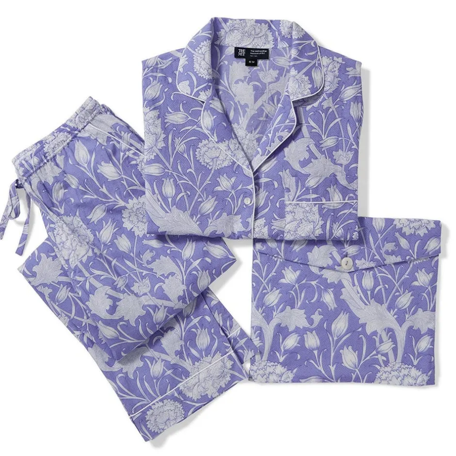 William Morris Wild Tulip Women's Cotton Pajamas Clothing