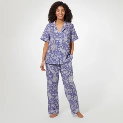William Morris Wild Tulip Women's Cotton Pajamas Clothing