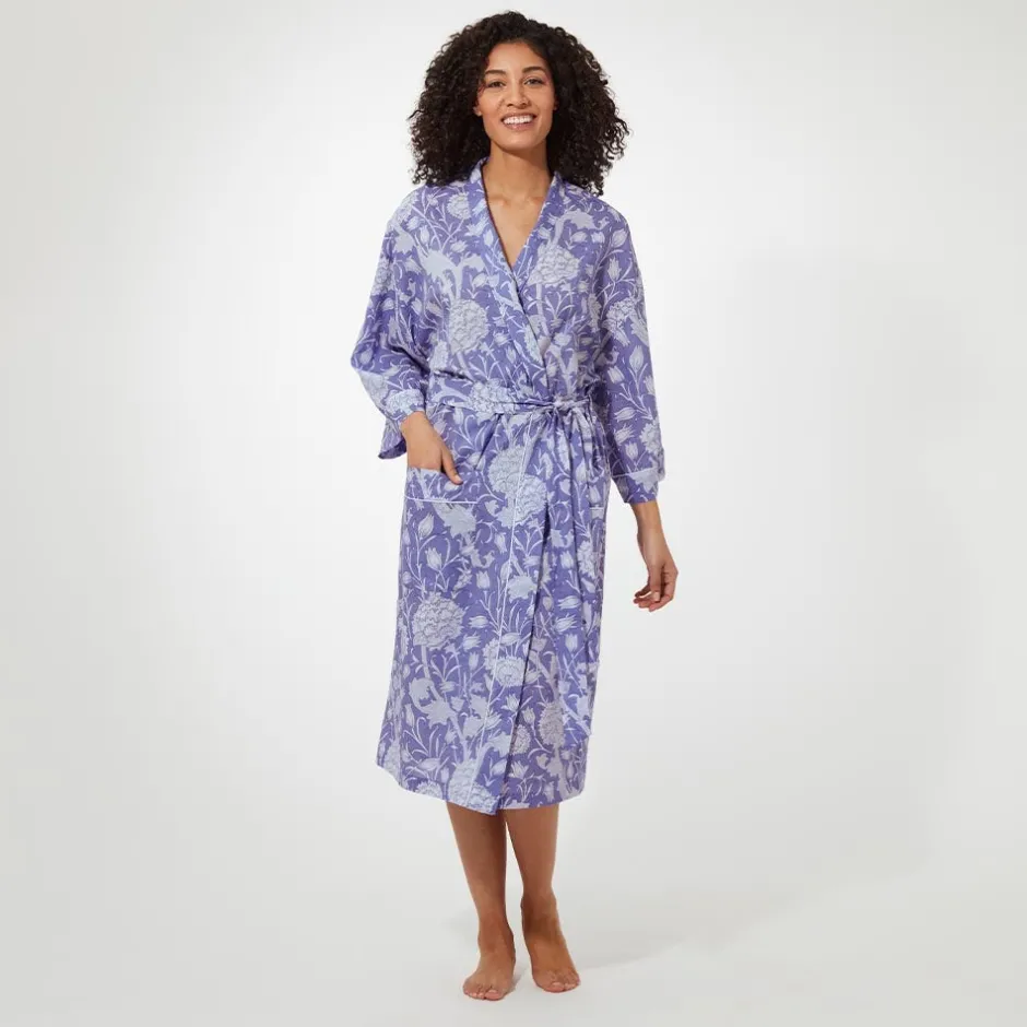 William Morris Wild Tulip Women's Cotton Robe Clothing