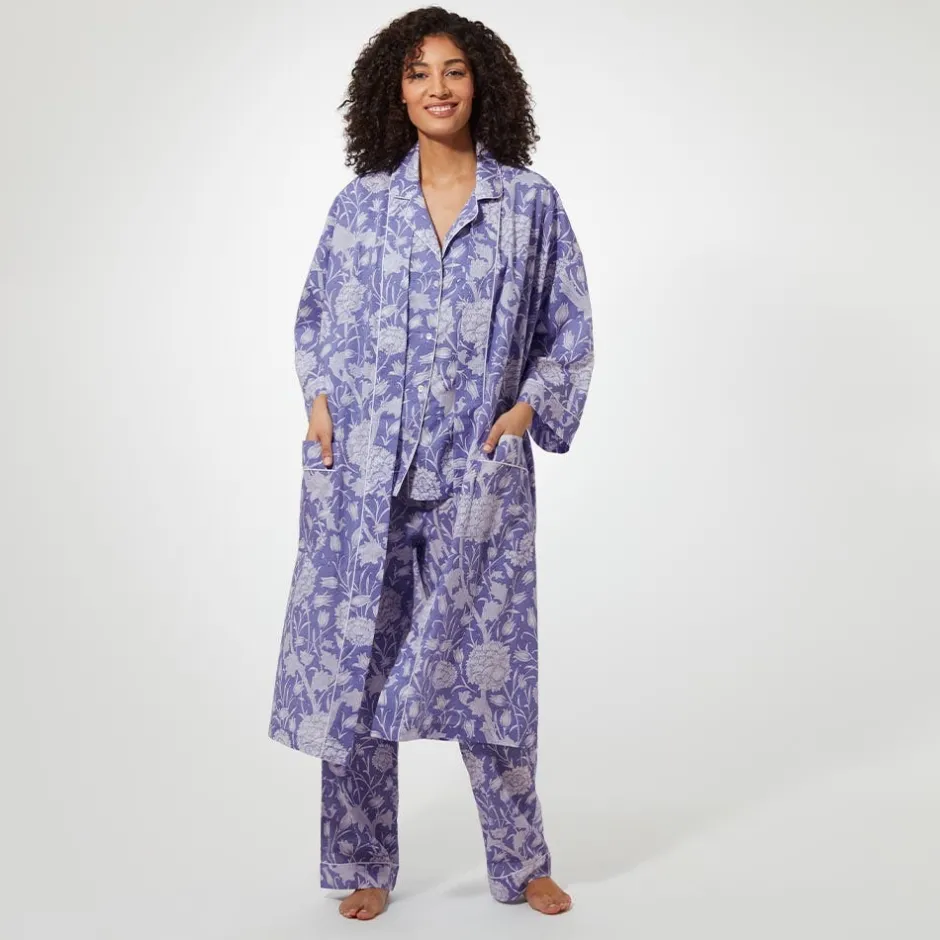 William Morris Wild Tulip Women's Cotton Robe Clothing