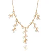 Online Willow Catkins Pearl Bib Necklace Necklaces