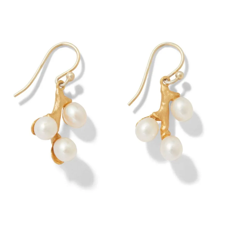 Clearance Willow Catkins Pearl Drop Earrings Earrings