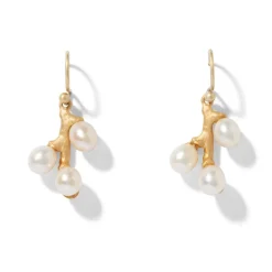 Clearance Willow Catkins Pearl Drop Earrings Earrings