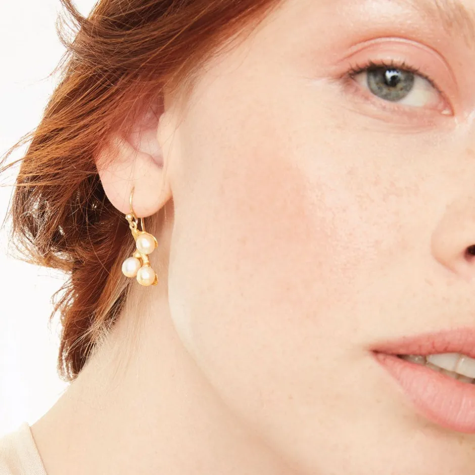 Clearance Willow Catkins Pearl Drop Earrings Earrings