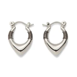 Outlet Wrapped Chevron Huggie Earrings Earrings